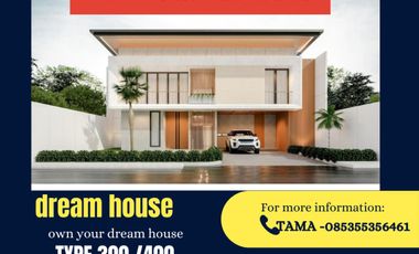 Rumah 2 Lantai di Jual Bebas Desain di Komp Pemda
