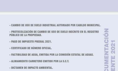 TERRENO EN RENTA PARA GASOLINERA
