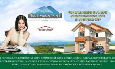 Residential Lots for Sale in Blue Mountains Antipolo City - please contact Donald at 0933825----