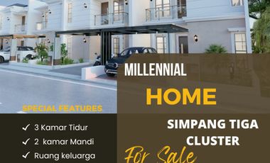 RUMAH CLUSTER BERKONSEP URBAN NATURAL LIVING LOKAS 5 MENIT KE JL SUDIRMAN