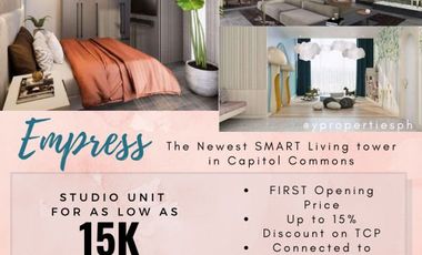 2 bedroom unit with 2 parking slots at Capitol Commons