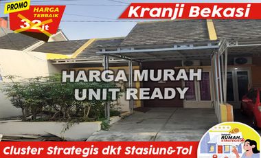 Disewa Cluster Strategis Lengkap dkt Jl Raya Stasiun Kranji Tol ke Jakarta