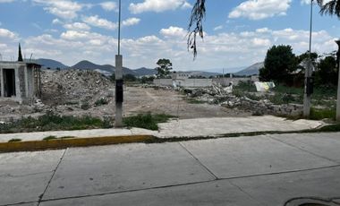 terreno en el centro de Acolman estado de México a minutos del exconvento san Agustín, un ligar muy turístico