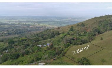 Lote terreno de 2.200m2 en venta Santa Elena El Cerrito Valle Colombia