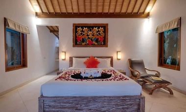 VILLA DIKONTRAKAN DI UBUD BALI DENGAN 5 KAMAR DAN VIEW SAWAH