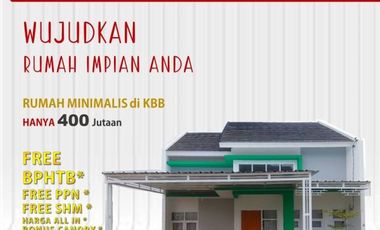 Rumah Murah tanah luas 100m2 di Bandung Barat Cimahi Padalarang cilame