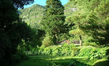 Espectacular y gran terreno con casa a orillas de lago Colico