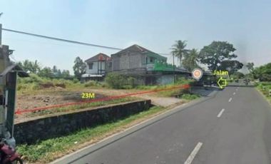 Tanah Murah strategis Jalan Utama Lettu Sugiarno Muntilan
