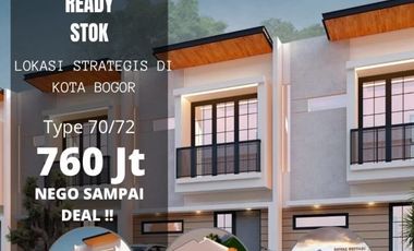 Rumah Dijual Ready Siap Huni Di Pusat Kota Bogor Dekat Ke Universitas Ibn Khaldun Nego Sampai Deal