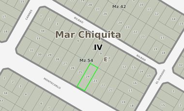 Lote 300 ² en Santa Clara del Mar en Venta