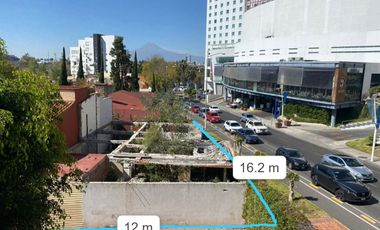 TERRENO EN RENTA PARA FRANQUICIA FRENTE A TRIANGULO LAS ANIMAS, ZONA ANGELOPOLIS PUEBLA, PUEBLA