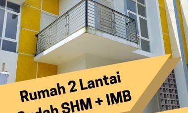 Borong Rumah Murah 2 Lantai Hanya 295jt-an Tipe 40/90 Sisa 2 Unit Lagi