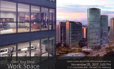 72sqm Office space for sale in Filinvest City Alabang