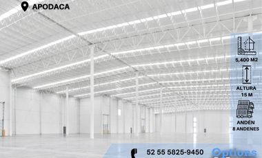 Industrial warehouse rental in Apodaca