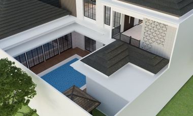 Hunian Tropis Modern Cantik Bebas Design Konsep Bangunan