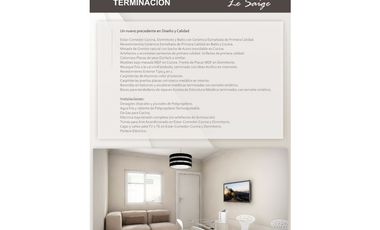 Últimos Departamentos al frente de 1 dorm en Villa San Martín