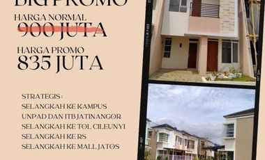 Rumah Cantik 2 lantai di Greenland Sayang Jatinangor