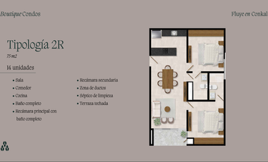 Departamentos en preventa TRES AGUAS, en Conkal, Mérida Yuc.