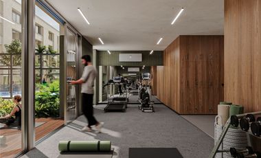 Departamento en venta a un costado de hacienda Xcanatún, Mérida