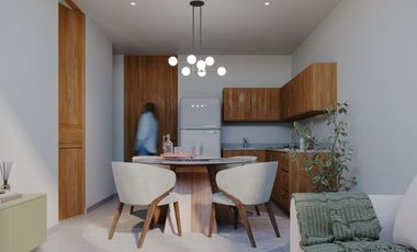 Departamento en venta a un costado de hacienda Xcanatún, Mérida