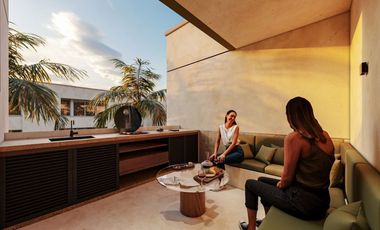 Departamento en venta a un costado de hacienda Xcanatún, Mérida