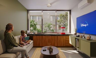 Departamento en venta a un costado de hacienda Xcanatún, Mérida