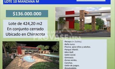 LOTE en VENTA en Chinácota Centro