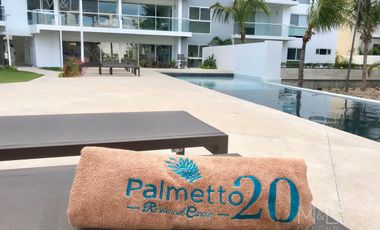 Departamento en Venta en Cancún, PALMETTO 20, Penthouse con Roof Garden 3 recámaras Palmaris