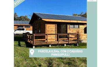 Parcela con Cabañas Panguipulli - Rio Sur Corretajes