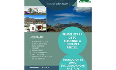 PREVENTA TERRENOS CAMPESTRES L A CUMBRE EL ARENAL HGO