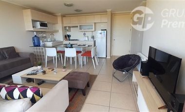 Excelente Depto Amoblado de 3 dorm., 2 baños en Algarrobo