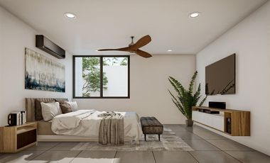 Casa en venta en Mérida Yucatán, Patio Carey Mod. Malva Temozón Norte