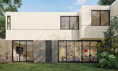 Casa en venta en Mérida Yucatán, Patio Carey Mod. Malva Temozón Norte