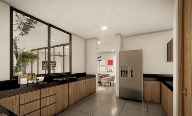 Casa en venta en Mérida Yucatán, Patio Carey Mod. Malva Temozón Norte