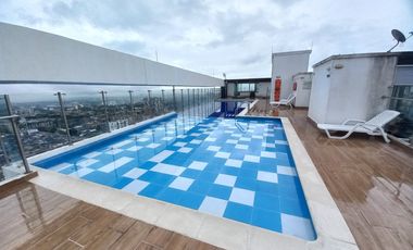 apartamento en arriendo en edificio infinity piso 17. Cod A13876