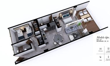 CONDOMINIO IMPERIA EN PREVENTA DE 2 , 3 RECAMARAS FRENTE AL MAR O FRENTE LAGO
