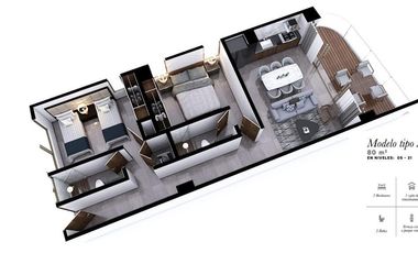 CONDOMINIO IMPERIA EN PREVENTA DE 2 , 3 RECAMARAS FRENTE AL MAR O FRENTE LAGO
