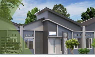 Rumah Dijual di Malang Tipe 25/72 Free Biaya Fasum Lengkap