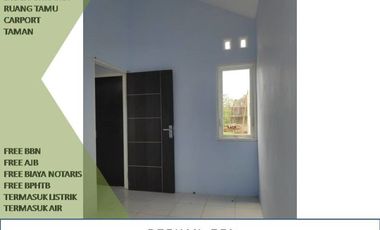 Rumah Dijual di Malang Tipe 25/72 Free Biaya Fasum Lengkap