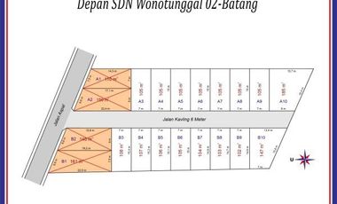 Kavling Standar Perumahan Batang: 900 Ribuan, SHM