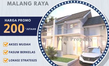 Promo Rumah Murah di Naufal dekat Bandara Pakis Malang