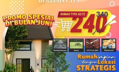 Langsung Proses, Rumah Cicilan Developer 200 Juta-an, Berlian City