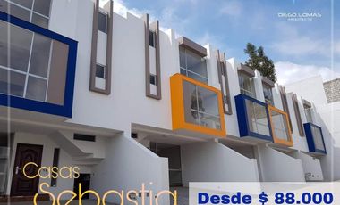 VENTA-Casas de Venta a Estrenar en Riobamba sector ciudad Blboa /23urb076