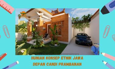 Rumah Cantik Jawa Limasan Di Prambanan, Siap KPR