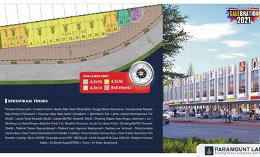 LATIGO SQUARE 2LANTAI STRATEGIS HADAP JALAN BISA CICIL 36X