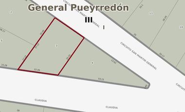 Venta Permuta Lote Sierra de los Padres sobre circuito