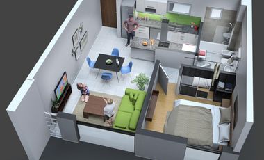 DEPARTAMENTO 1 DORMITORIO EN PUERTO MADRYN