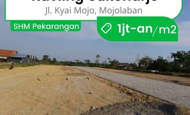 Tanah Perumahan Mojolaban, Dekat Alun-alun Sukoharjo: 1jt-an/m2