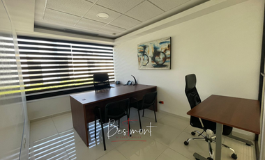 Renta de oficinas corporativas amuebladas en Circuito Juan Pablo II