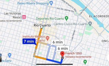 TERRENO de 620 Metros en Macro CENTRO Rio Cuarto-